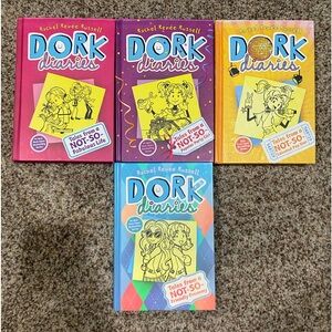 Dork Diaries books 1-3 and 11 Hardcover